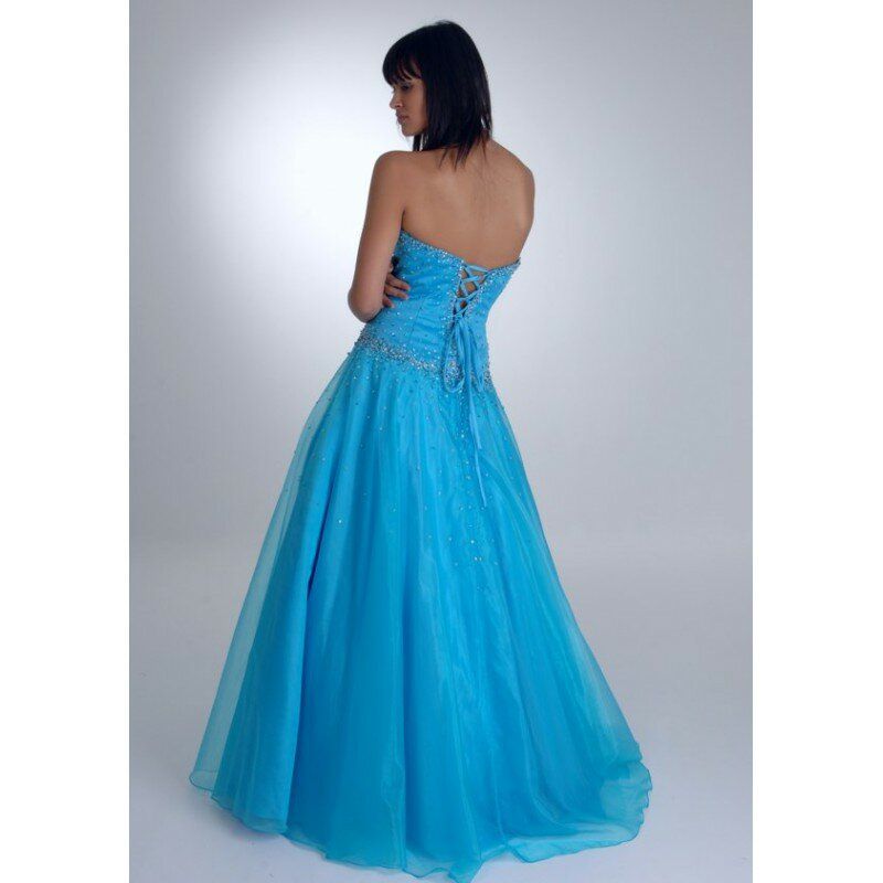 Light blue wedding dress Photo - 8