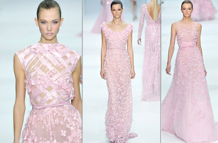 Light pink wedding dress Photo - 9