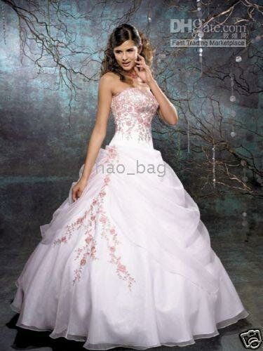 Light pink wedding dress Photo - 11