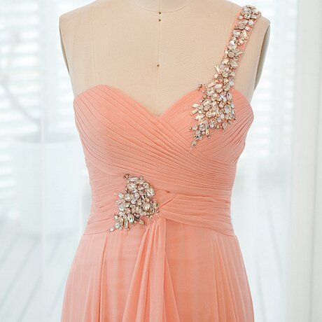 Peach wedding dress Photo - 10