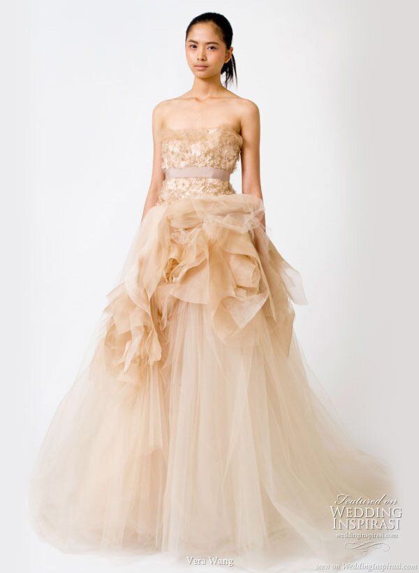 Peach wedding dress Photo - 3