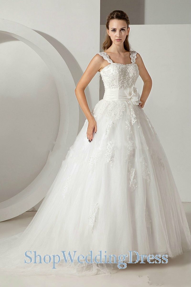 Wedding dresses with straps Photo - 13