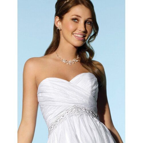 A line empire waist wedding dresses Photo - 10