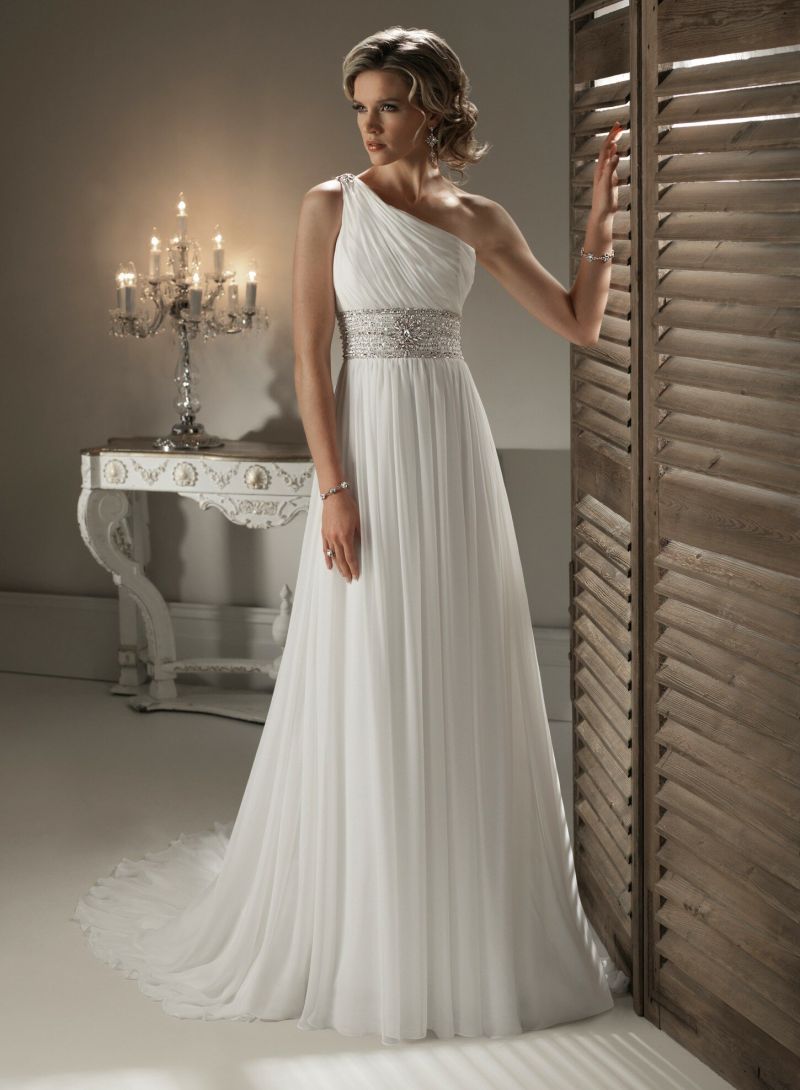 A line short wedding dresses Photo - 4