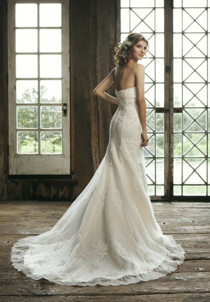 A line strapless wedding dresses Photo - 6