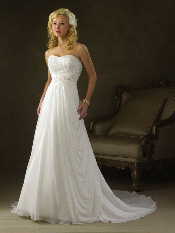 A line style wedding dresses Photo - 10