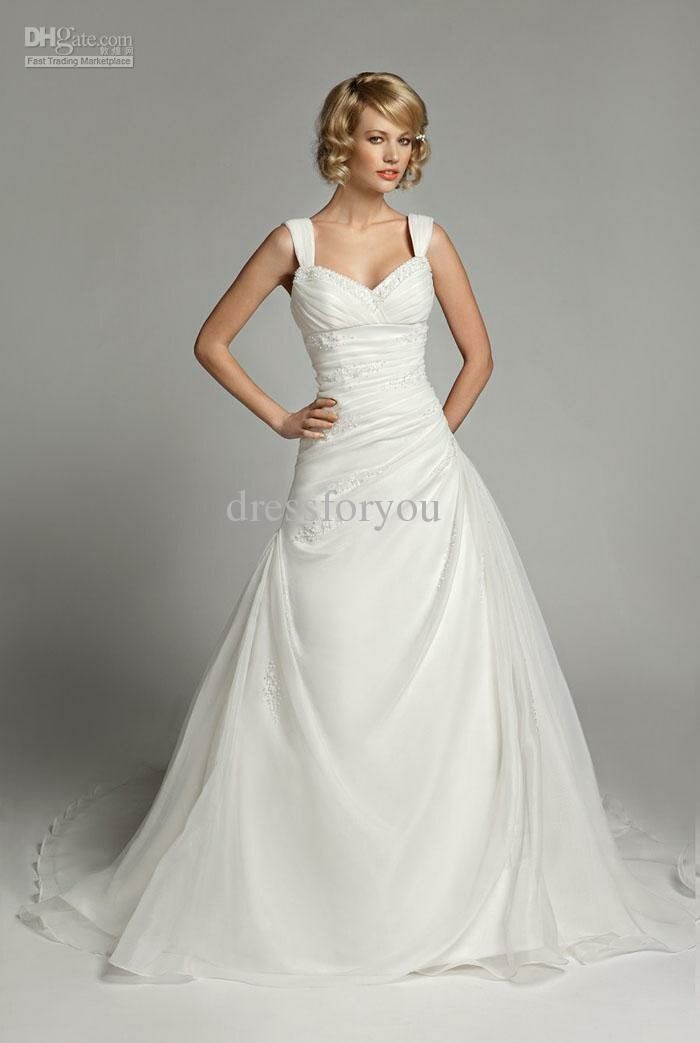 A line style wedding dresses Photo - 6