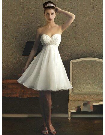 Affordable short wedding dresses Photo - 10
