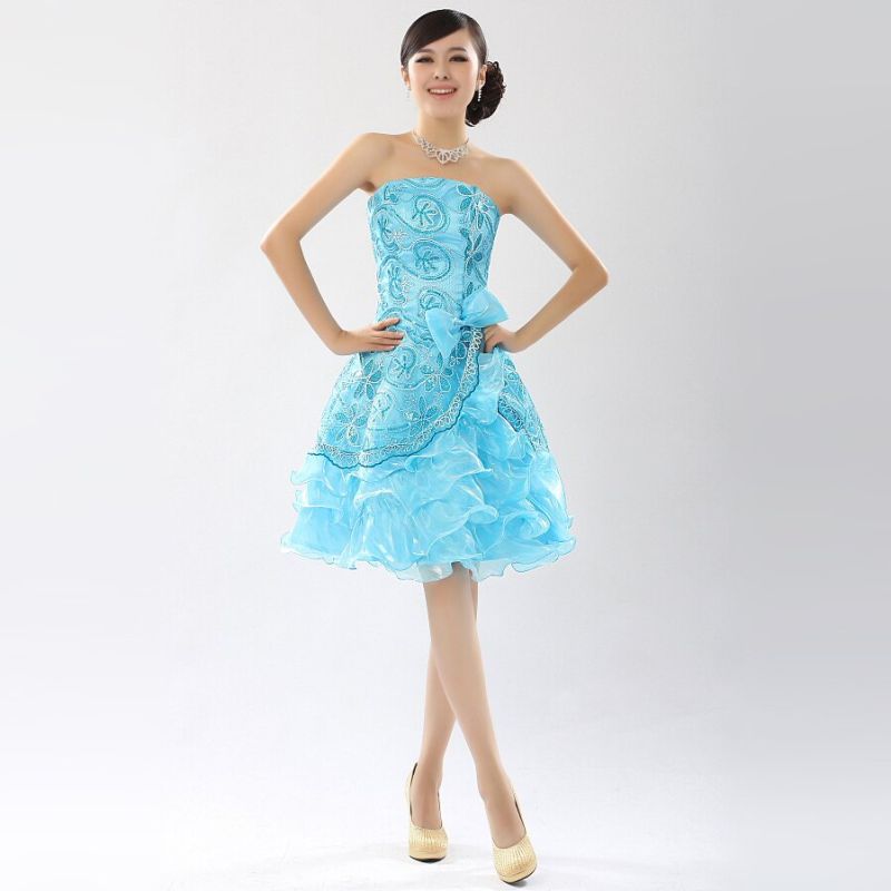 Affordable short wedding dresses Photo - 2