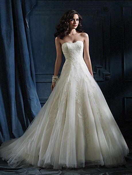 Alfred angelo blue wedding dresses Photo - 2