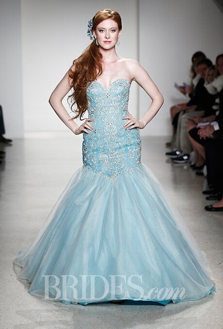 Alfred angelo blue wedding dresses Photo - 3