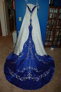 Alfred angelo blue wedding dresses Photo - 5