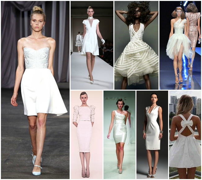 Amsale short wedding dresses Photo - 8