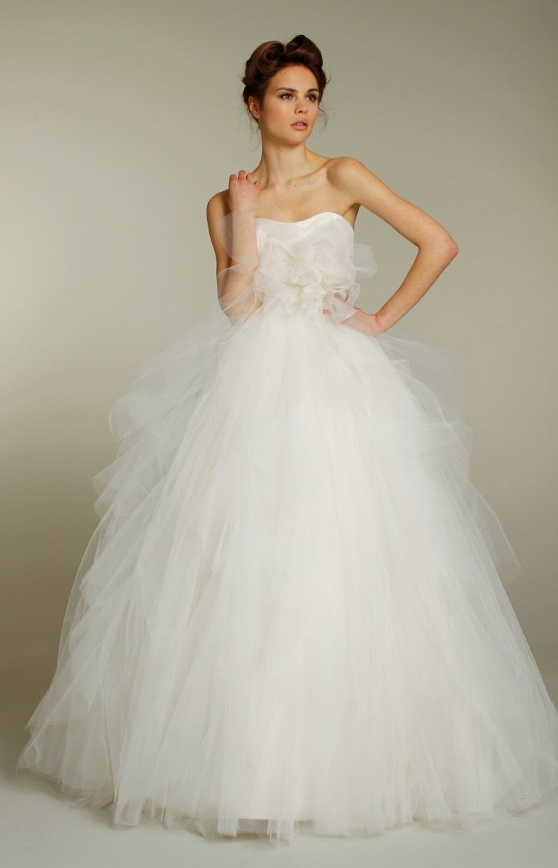 Blush Tulle wedding dresses Photo - 4