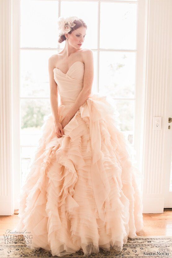 Blush wedding dresses Photo - 1