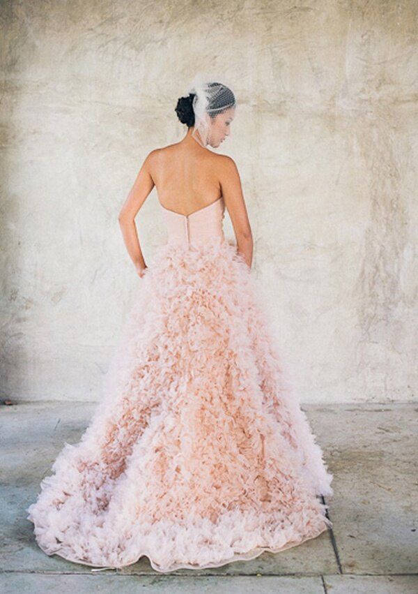 Blush wedding dresses Photo - 3