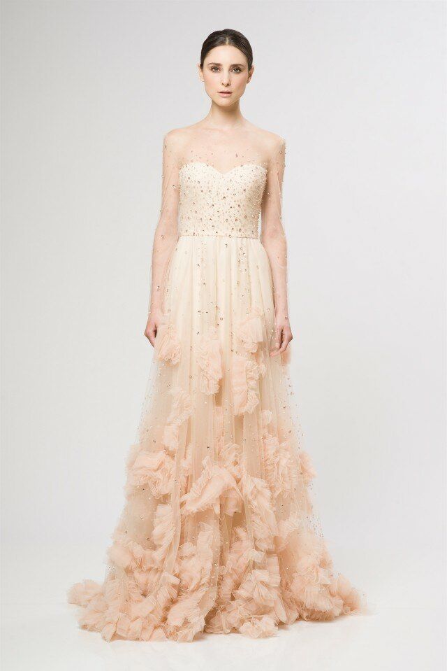Blush wedding dresses Photo - 5