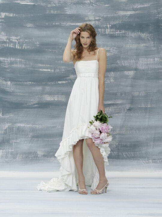 Casual short beach wedding dresses Photo - 6