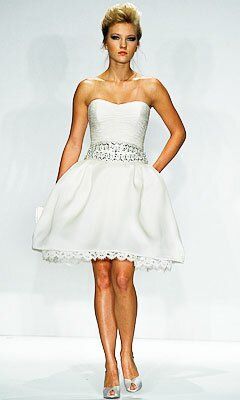 Casual wedding dresses short Photo - 6