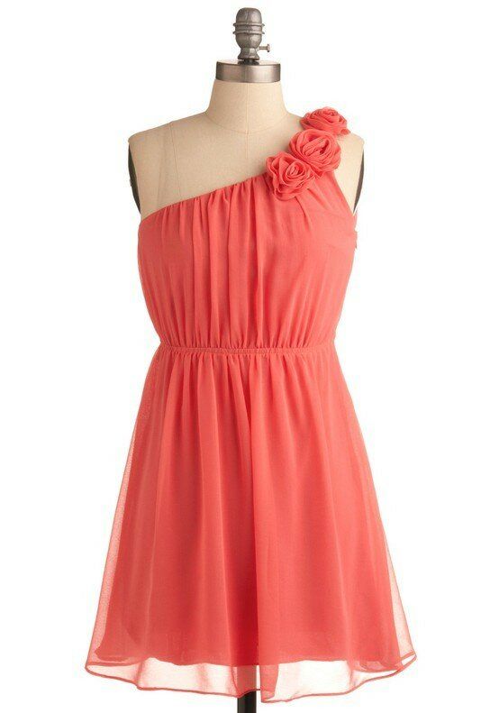 Coral dresses for weddings Photo - 8