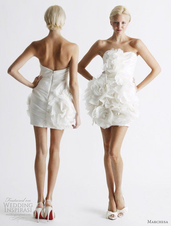 Cute short wedding dresses Photo - 5