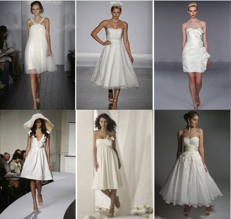 Destination wedding dresses short Photo - 4