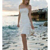 Elegant short wedding dresses Photo - 1