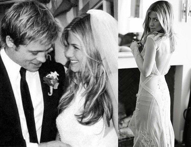 Jennifer Aniston wedding dresses brad pitt Photo - 1