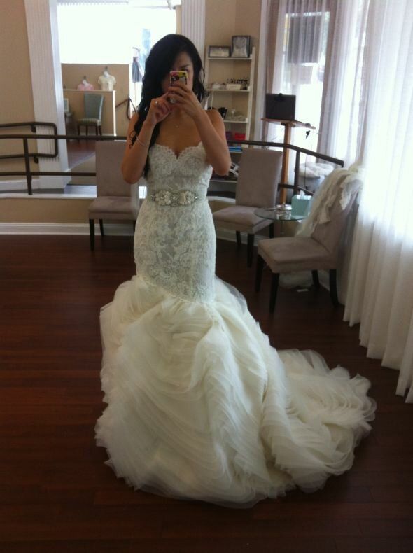 Lazaro Lace wedding dresses Photo - 8