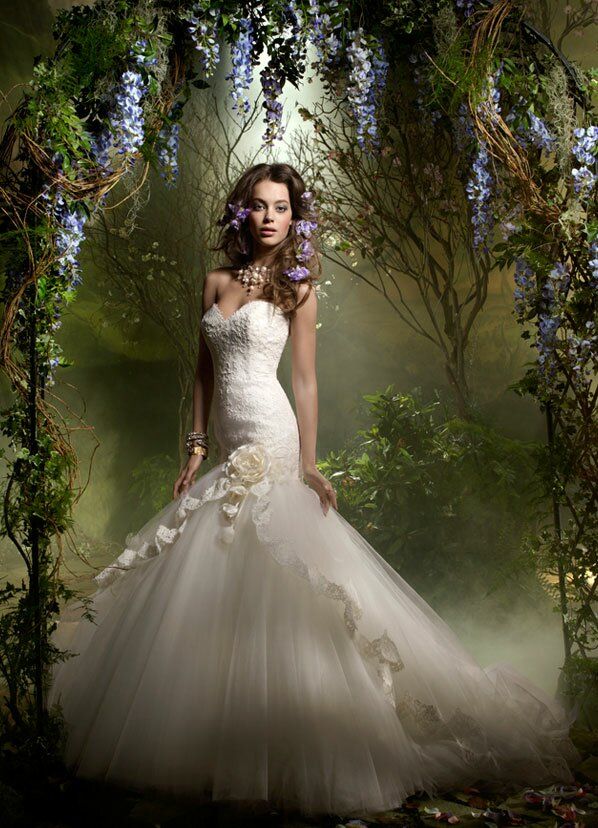 Lazaro Mermaid wedding dresses Photo - 4