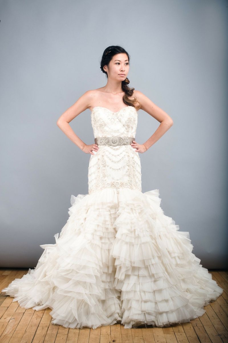 Lazaro Mermaid wedding dresses Photo - 8