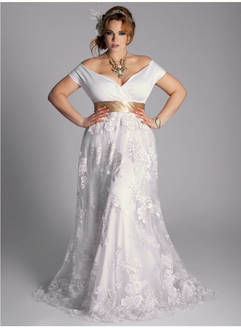 Plus size retro wedding dresses Photo - 1