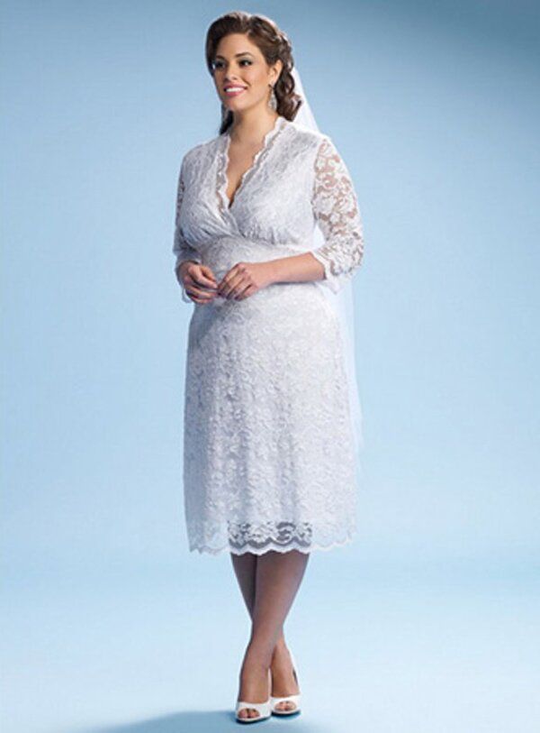 Retro plus size wedding dresses Photo - 7