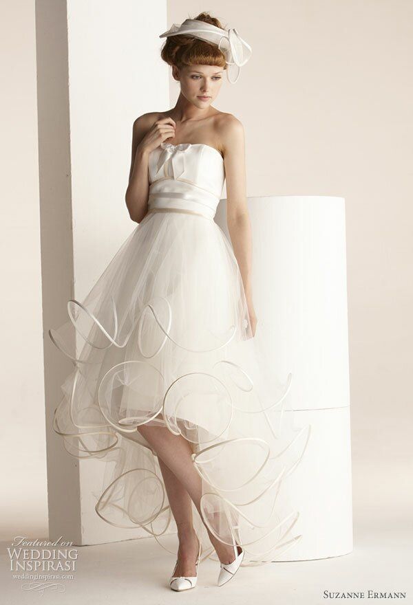 Retro wedding dresses tea length Photo - 4
