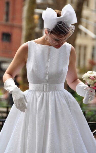 Retro wedding dresses tea length Photo - 6