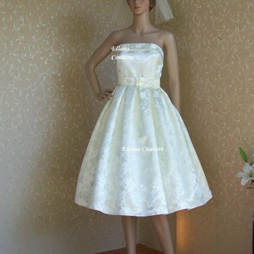 Retro wedding dresses tea length Photo - 7