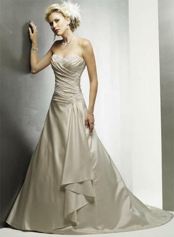Second marriage wedding dresses beach Photo - 1