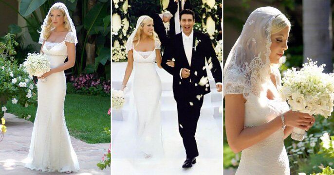 Tori Spelling wedding dresses Photo - 10