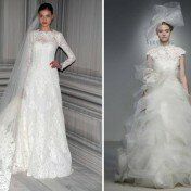 Vera Wang lace wedding dresses Photo - 1