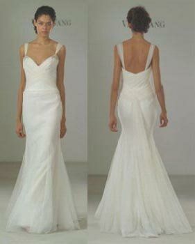 Vera Wang sheath wedding dresses Photo - 1