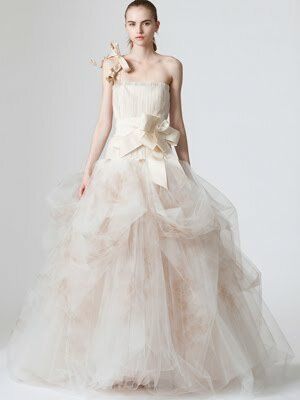 Vera Wang strapless wedding dresses Photo - 1