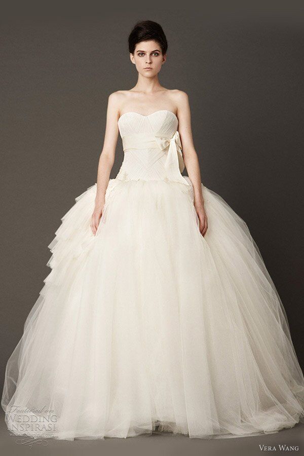 Vera Wang strapless wedding dresses Photo - 2