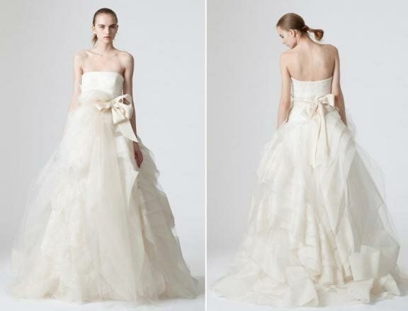 Vera Wang tulle wedding dresses Photo - 1