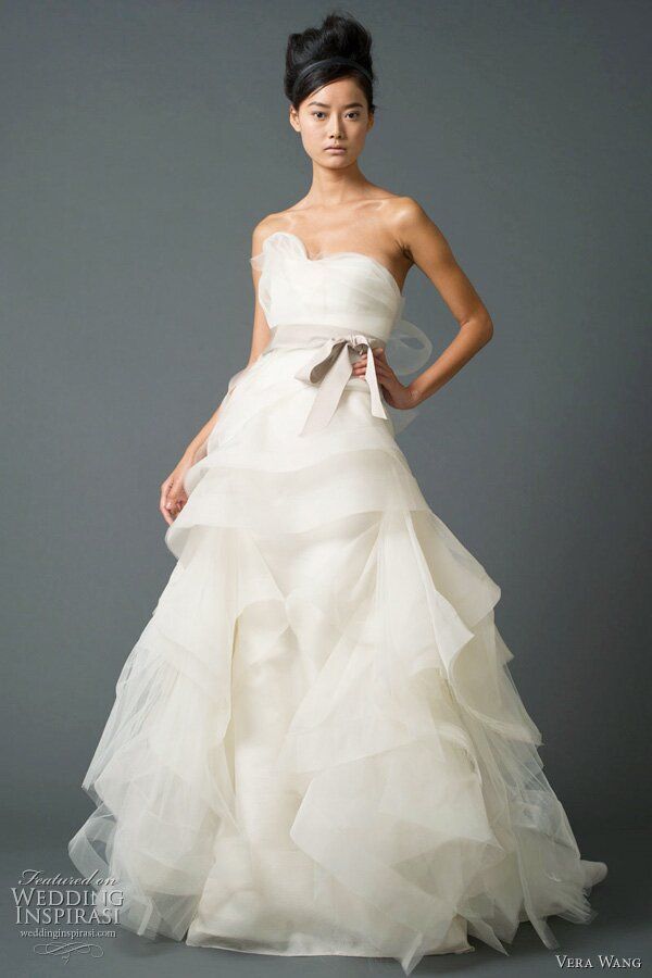 Vera Wang tulle wedding dresses Photo - 9