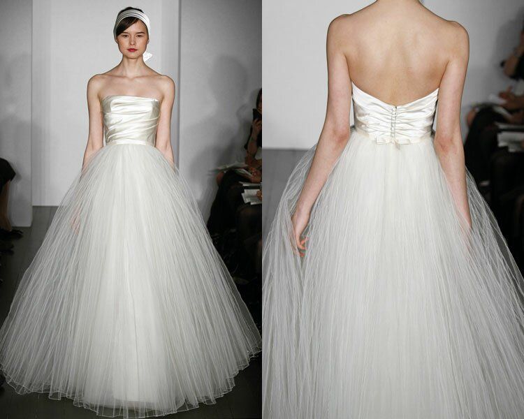 Vera Wang tulle wedding dresses Photo - 10