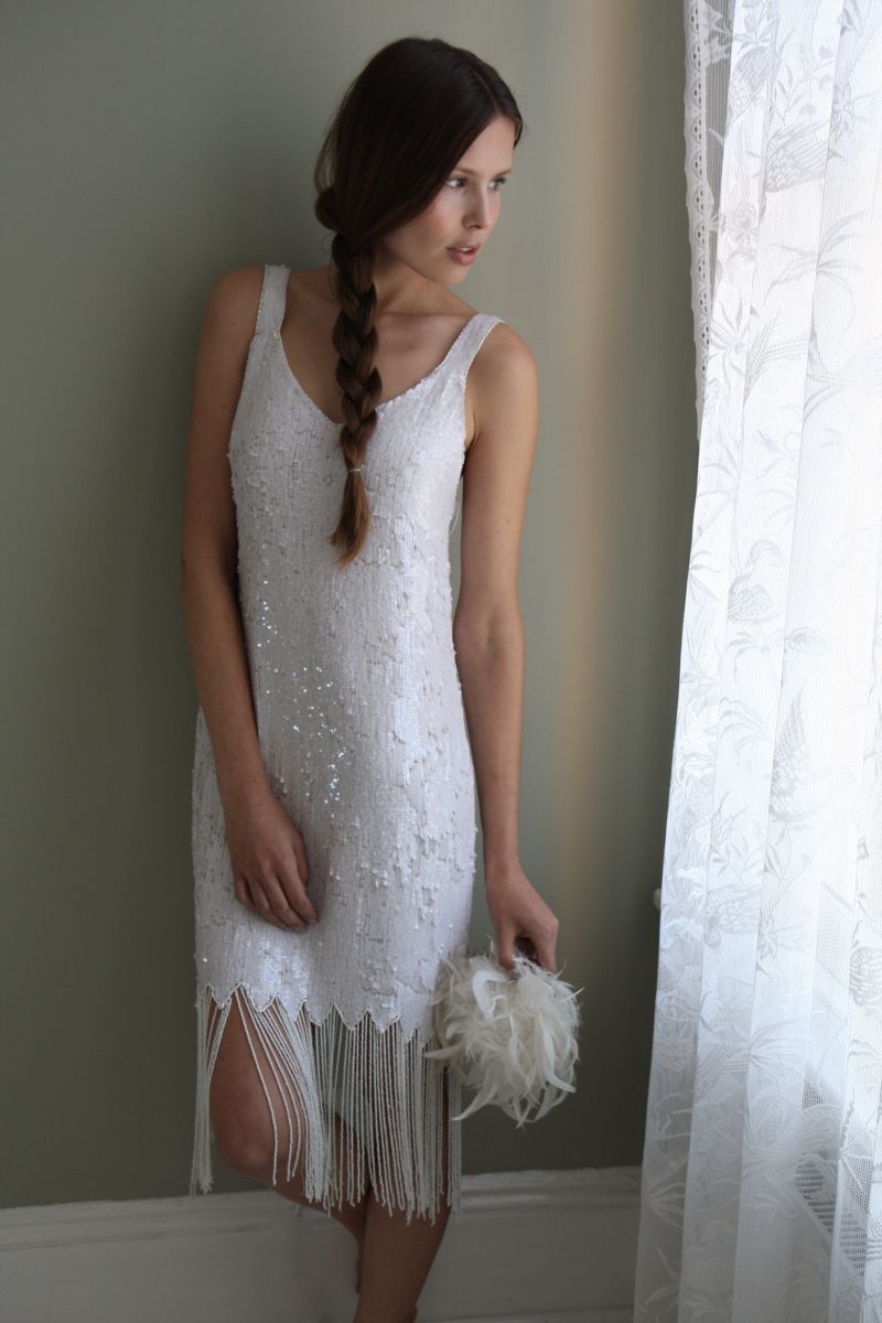 Vintage 1920s wedding dresses Photo - 5