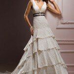 Vintage satin wedding dresses Photo - 1