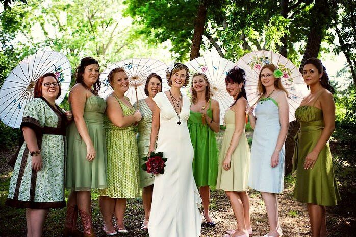 Vintage wedding bridesmaids dresses Photo - 7