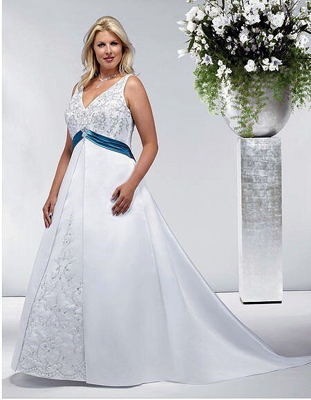 Wedding dresses for fat girls Photo - 4