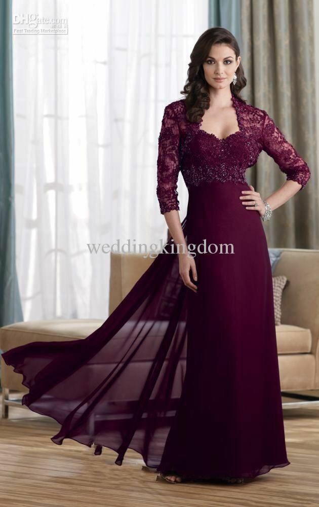 Wedding dresses for grooms mom Photo - 2